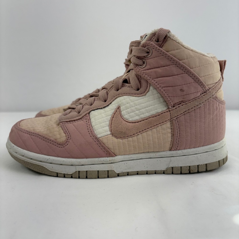 Nike Dunk High LX Next‎ Nature Toasty Pink Oxford Sneakers DN9909-200 Womens 5
